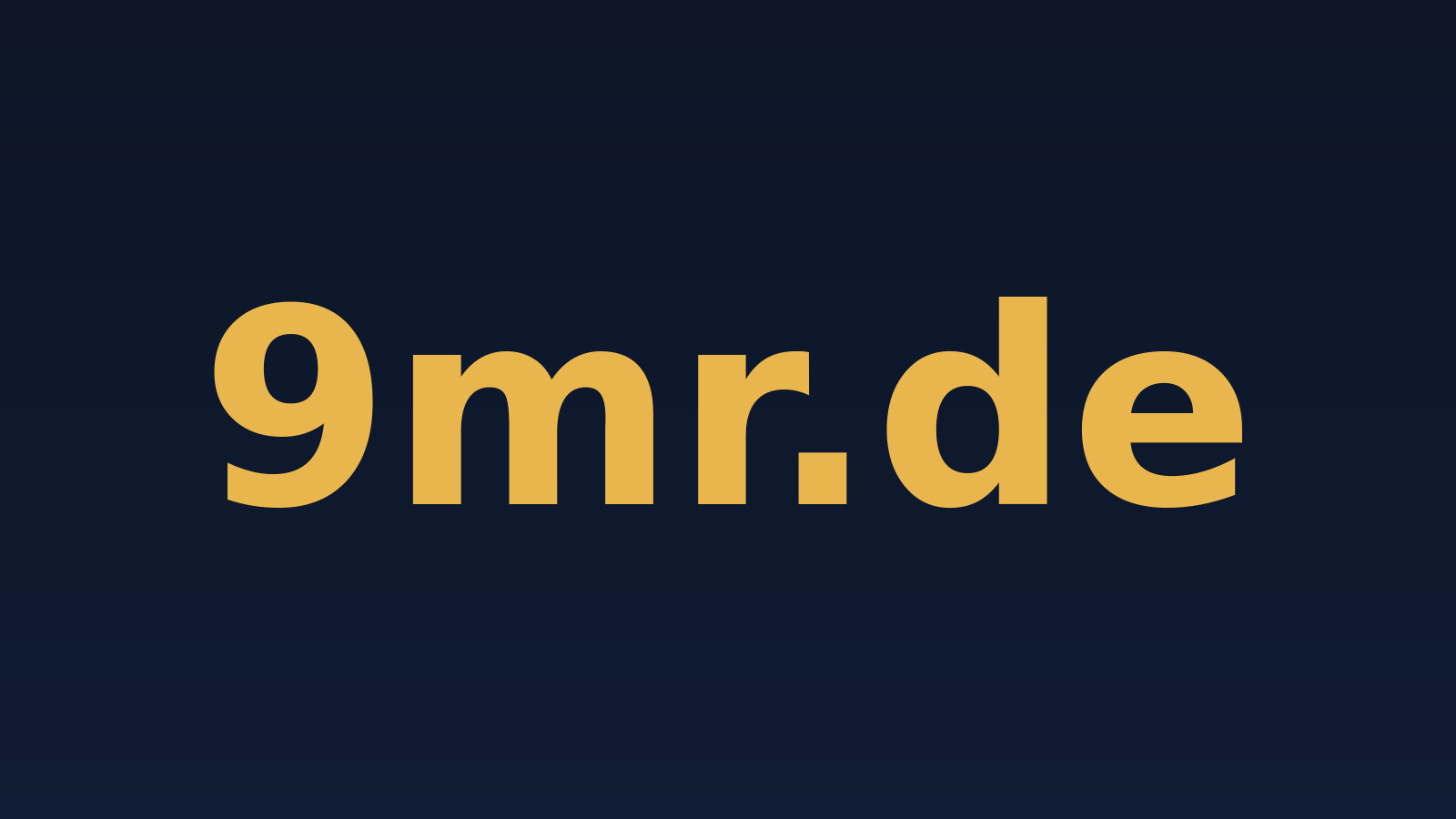 9mr.de – Domain zu verkaufen